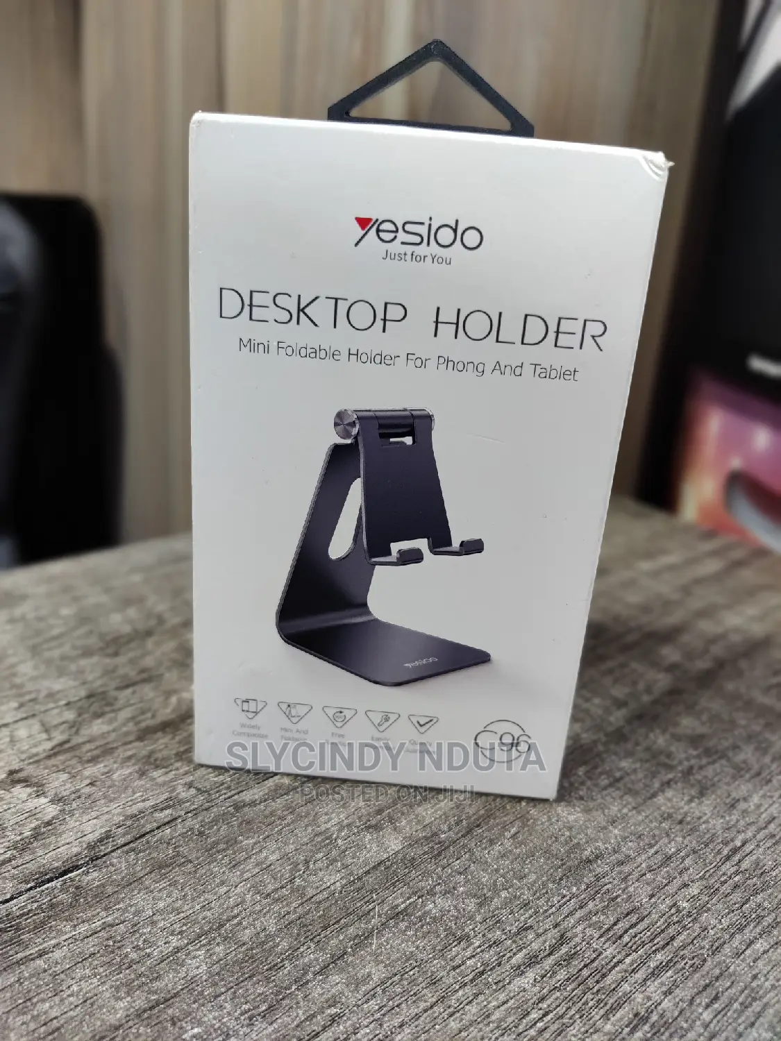 Yesido Desktop Holder(Mini Foldable Holder for Phone,Tablet