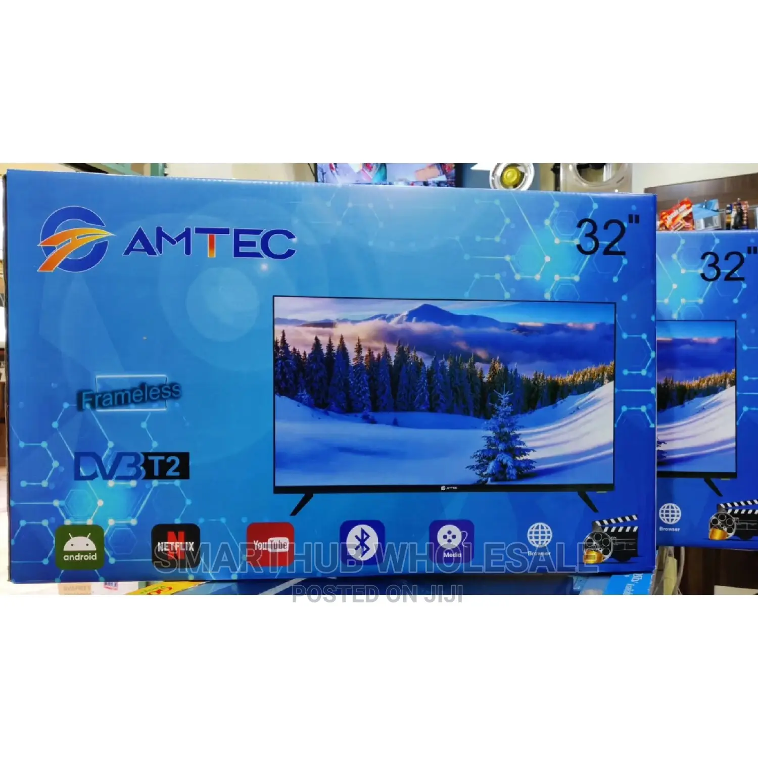 *Amtec 32" Smart Android With Bluetooth