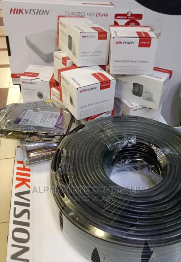 Four 4 CCTV Cameras Complete Security Kit Package
