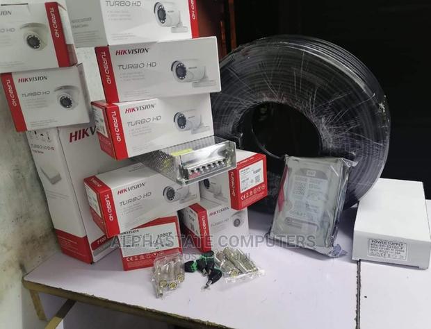 8 Eight Channel Hikvision HD CCTV Camera Complete Kit Qualit