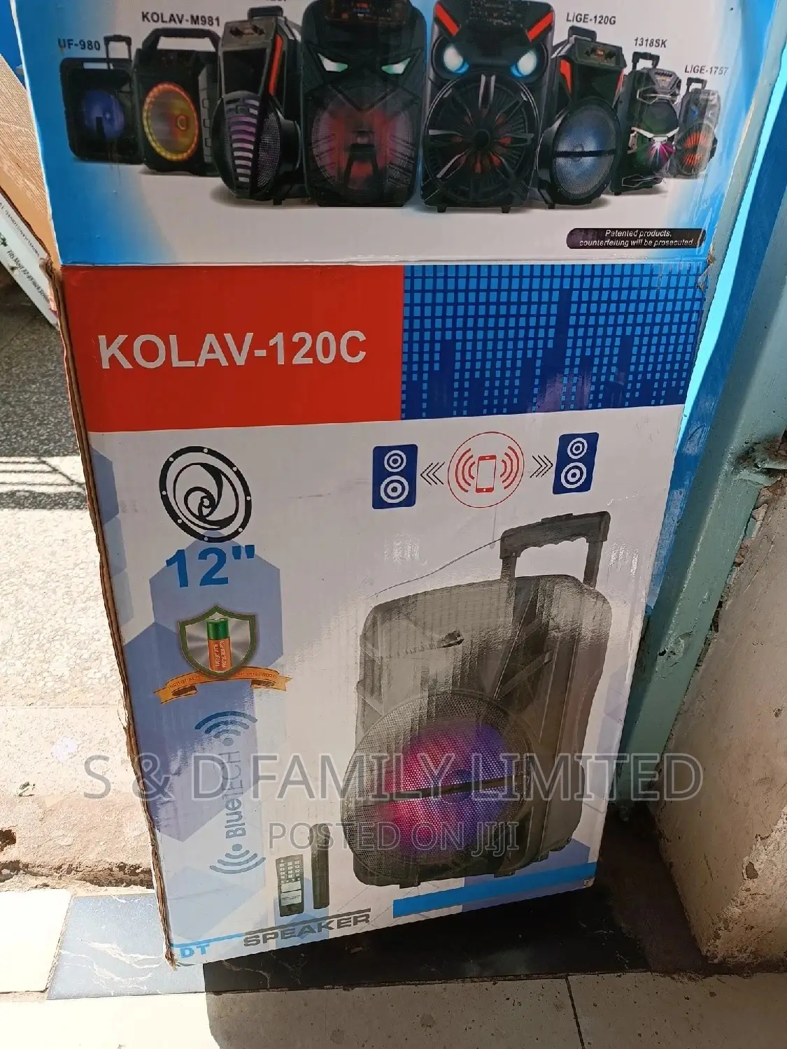 12 Inch Rechargeable Portable PA Speaker