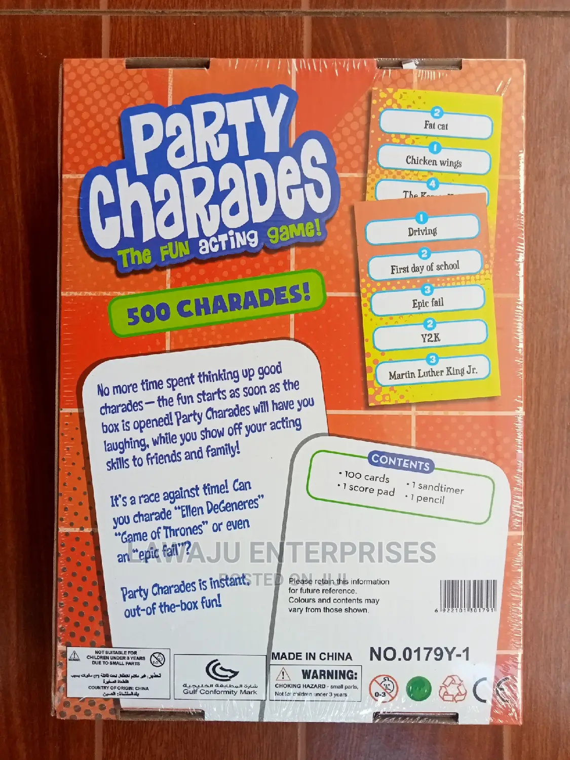 Party Charades Card Game