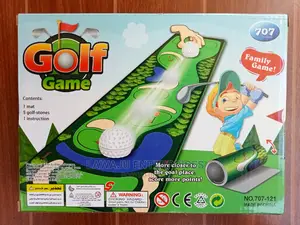 Golf Game - For Kids (1 Mat, 5 Golf Stones 1 Instruction)