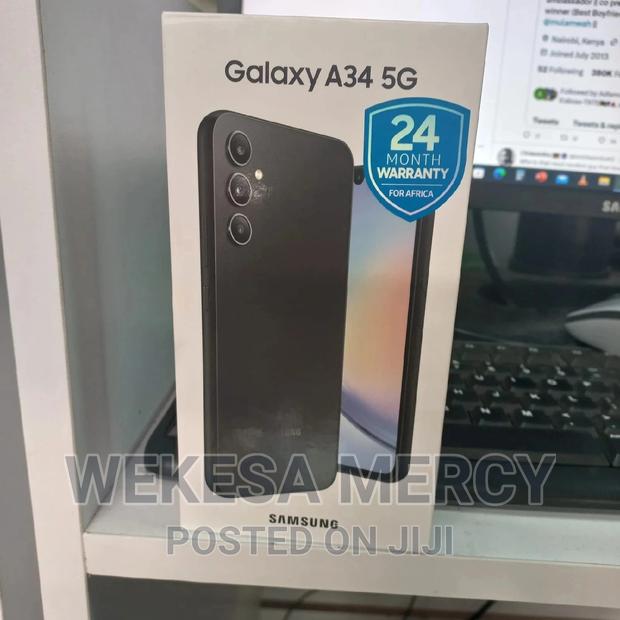 New Samsung Galaxy A34 128 GB Black - thumbnail 2