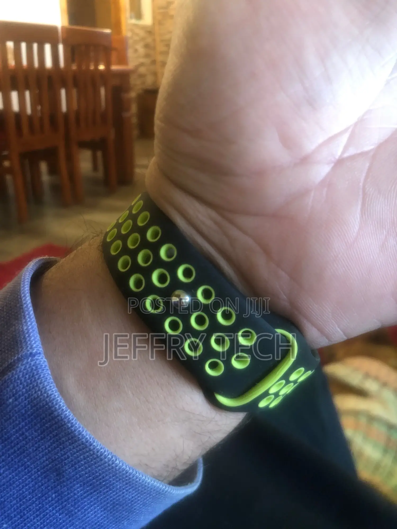 Silicone Breathable Strap for Apple Watch 7 8 41mm 45mm 40 4