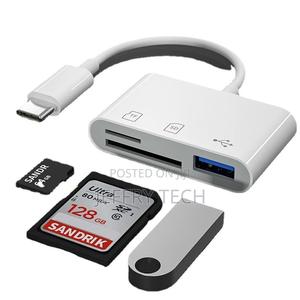 Type-C Adapter TF CF SD Memory Card Reader OTG Writer Compac - thumbnail 2