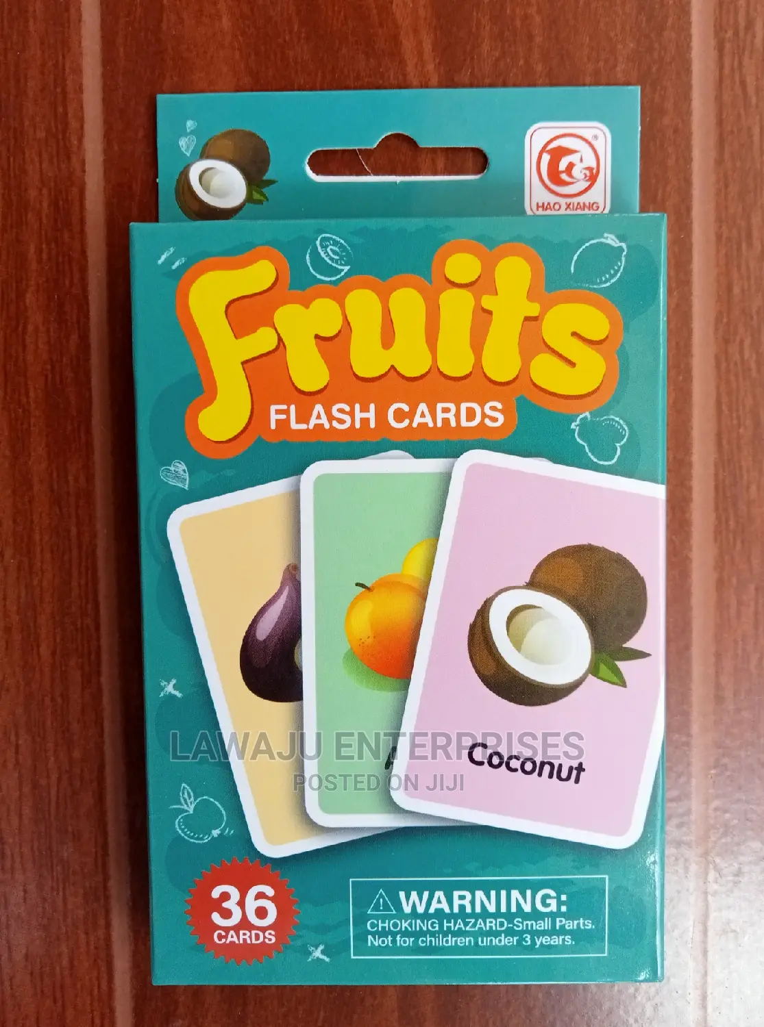Fruits Flash Cards - 36 Cards