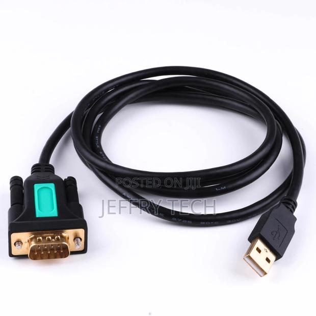 USB to RS232 Male COM Port Serial Data Cable PDA 9 DB9 Pin C - thumbnail 2