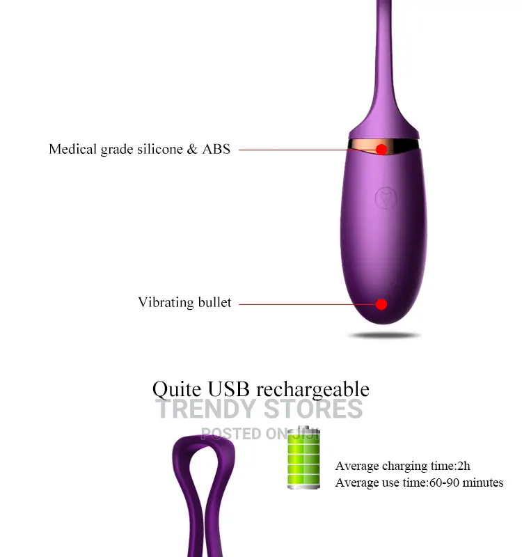 .Remote Controlled Vibrating Love Egg / Vibrator Bullet