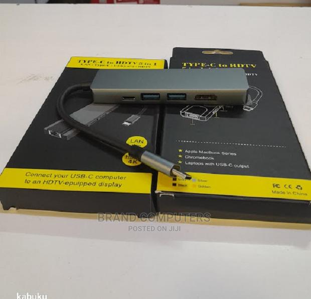 Type C Adapter 5-N-1 USB 3.0 USBC to HDTV Supports - main view