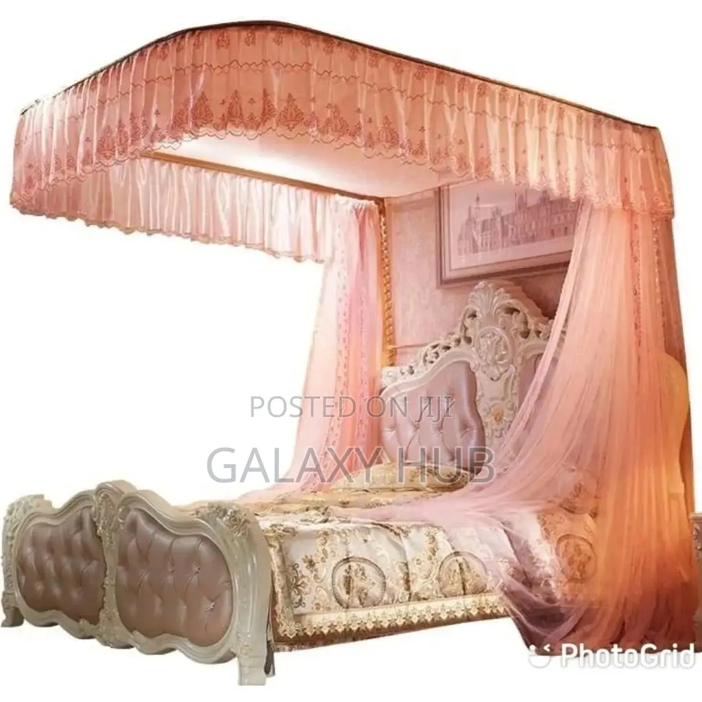 Two Stand Mosquito Net With Sliding Rails