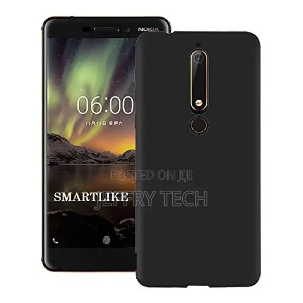 Silicon Back Cover for Nokia 6 (2018) - Black