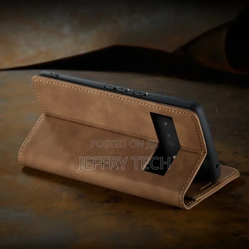 Leather Walelt Case for Google Pixel 6 Pro Magnetic Flip Sil