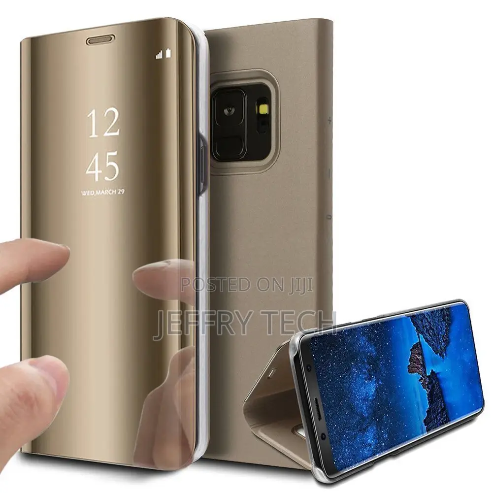 Mirror Clear View Touch Flip Case for GALAXY S9/ S9 PLUS [No