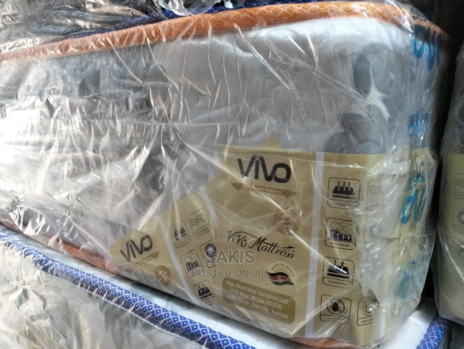 Jicho Halina? 10inch 5 X 6 Fibre Mattresses. HD Quilted