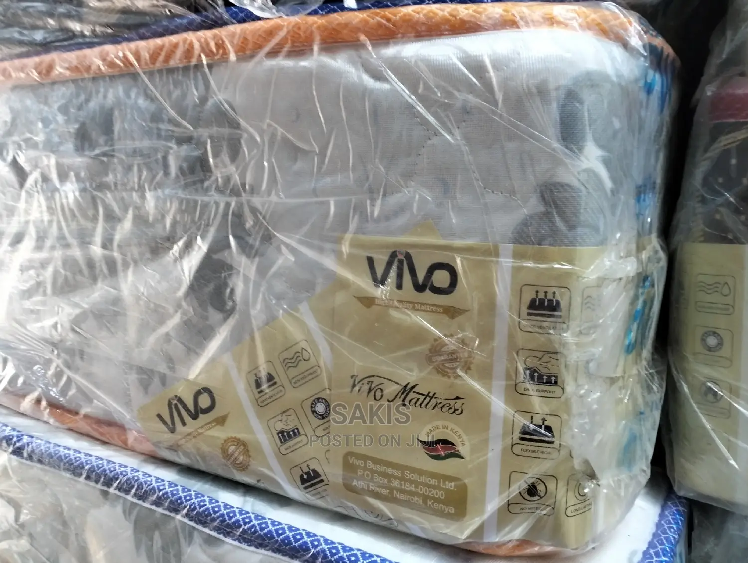 Jicho Halina? 10inch 5 X 6 Fibre Mattresses. HD Quilted