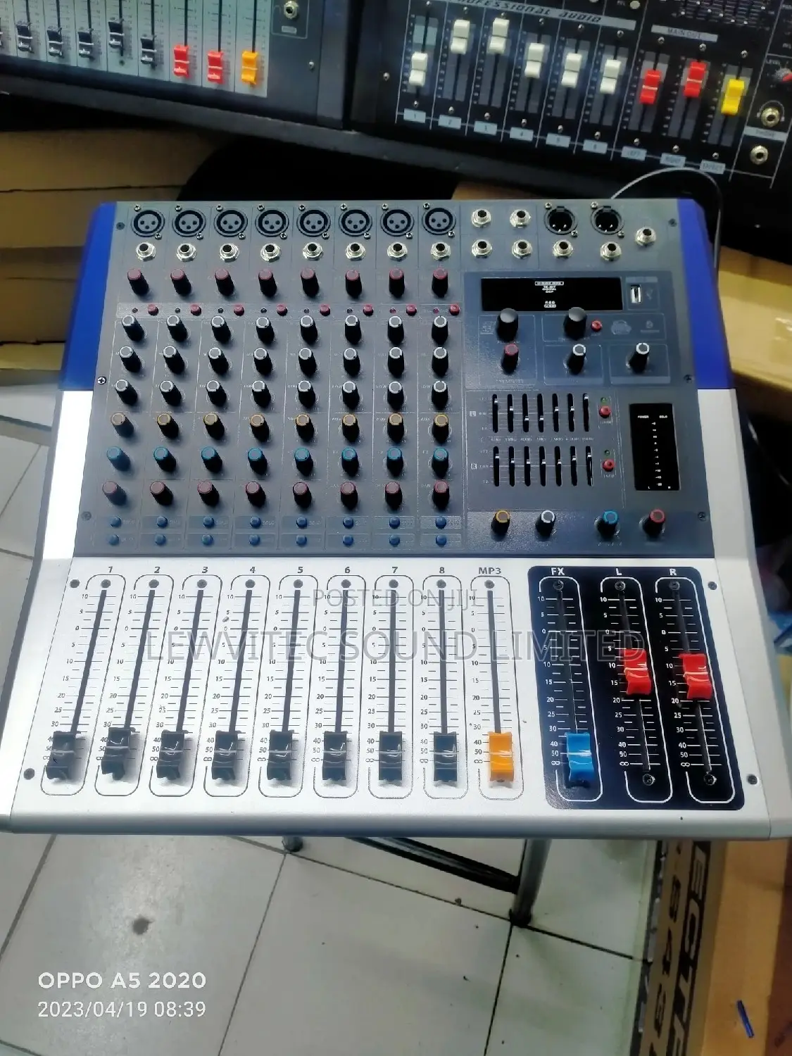Kv 8 Channel Powered Mixer