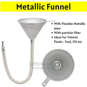 Vehicle Fluid Metal Funnel Fuel Oil Funnel