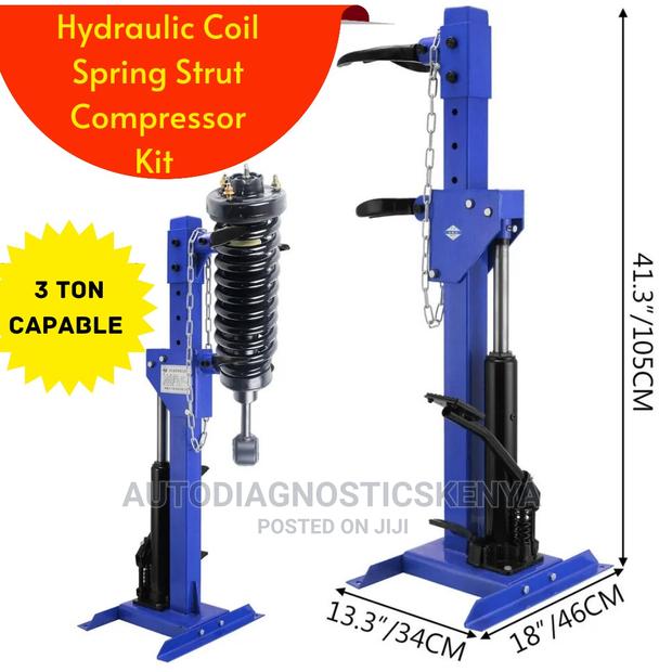 Hydraulic Vehicle Coil Spring Compressor Removal Kit - main view