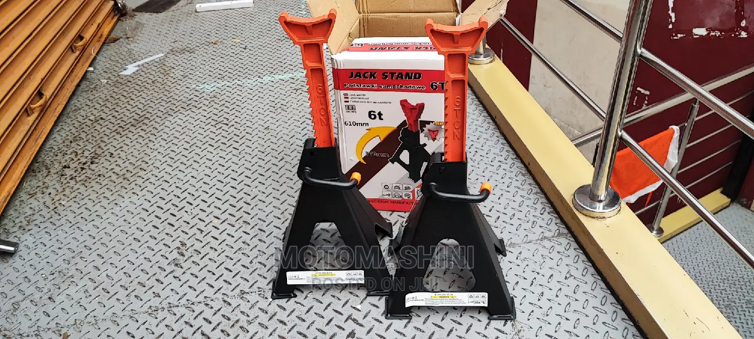 6 Ton High Grade Jack Stands Sold as a Pair - 2 Stands