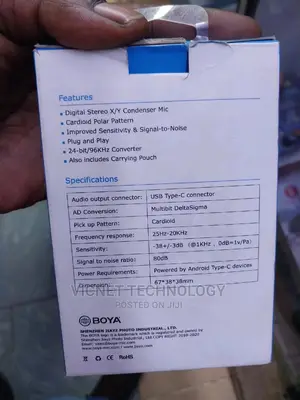 Boya by-Dm100 Boya Codenser Microphone