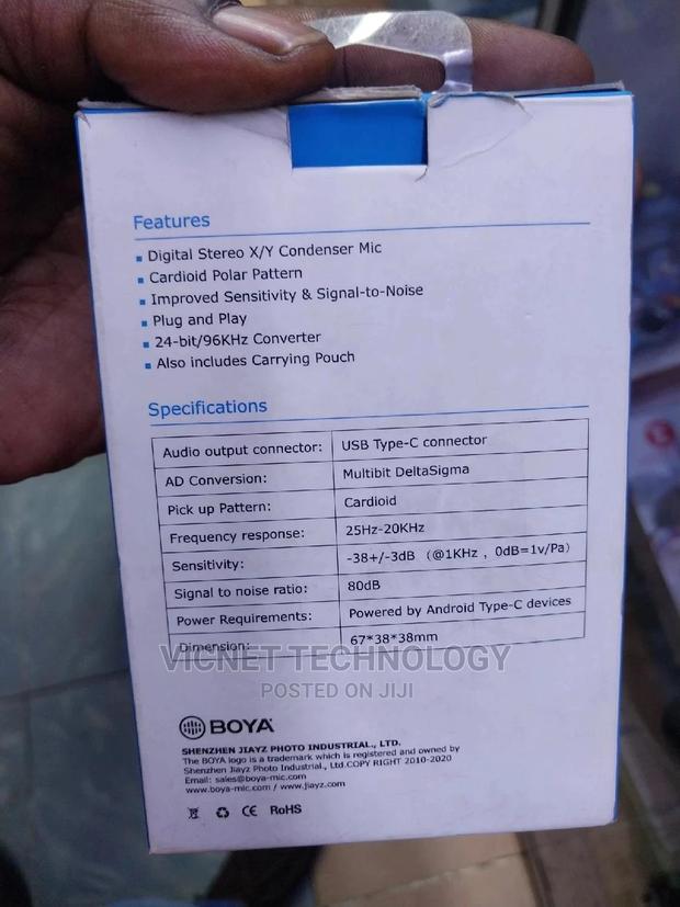 Boya by-Dm100 Boya Codenser Microphone - thumbnail 2