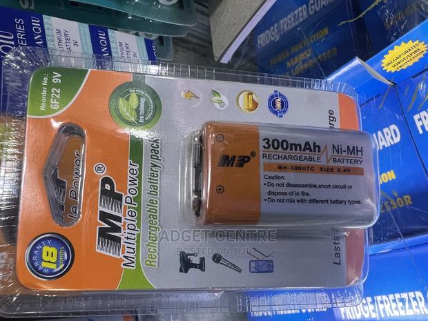 Microphone 9volts Rechargeable Batteries - thumbnail 2