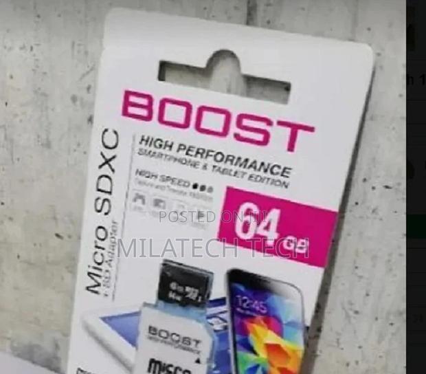 64 GB Boost Micro SD Card (Memory Card)