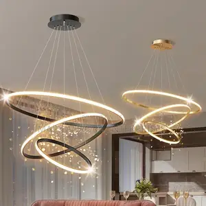 LED 3 Colour Hanging Chandelier