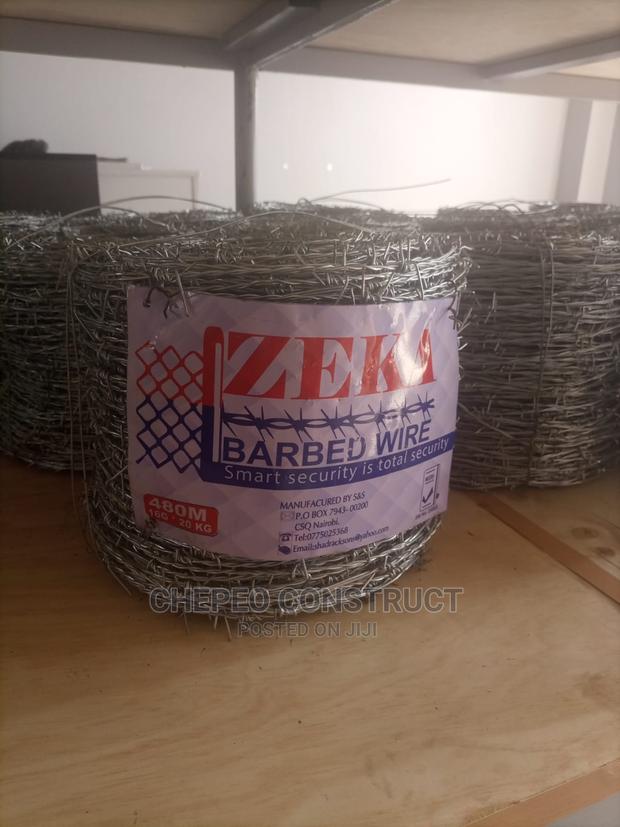 Zeka Barbed Wire Roll - 480m Stainless Steel - thumbnail 2