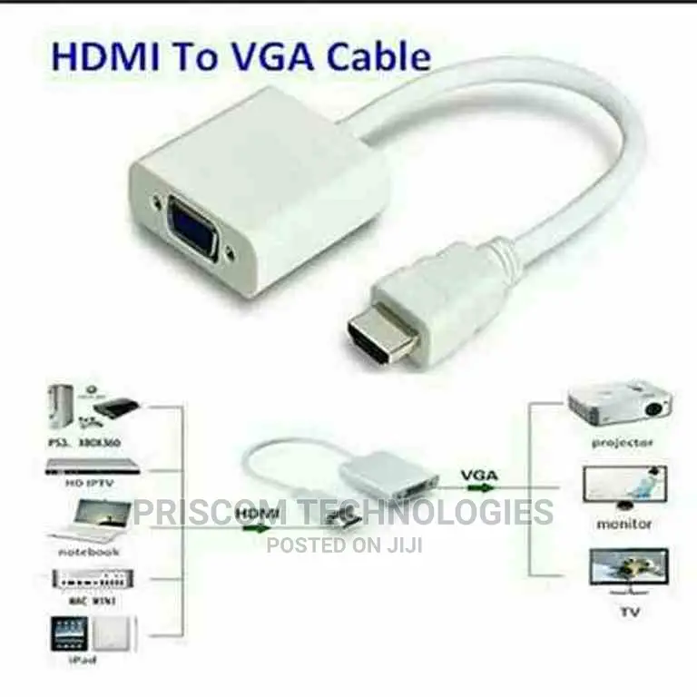 HDMI To VGA Adapter Converter Cable