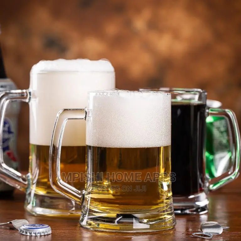 6pcs Glass Mugs 500ml