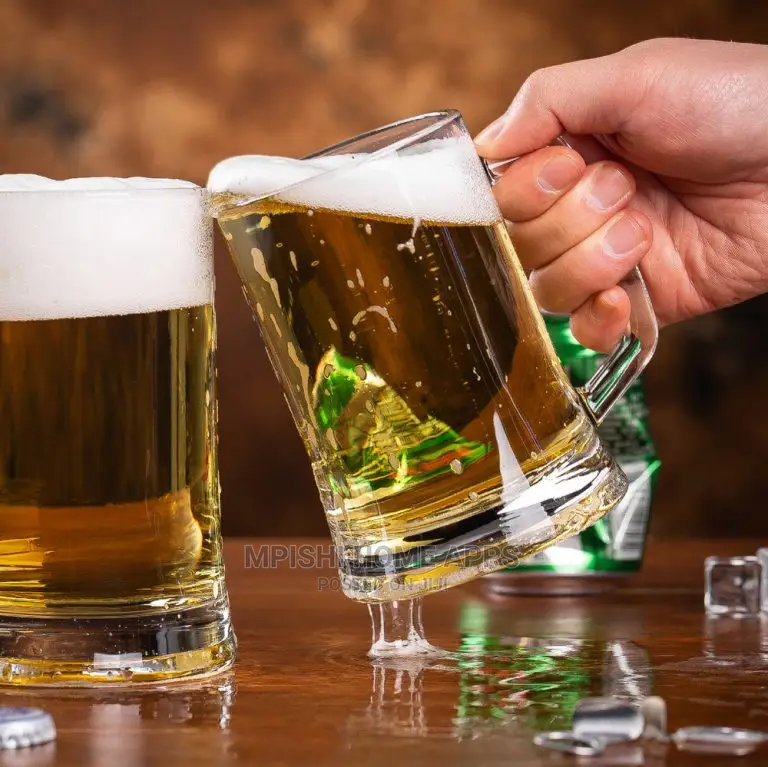 6pcs Glass Mugs 500ml