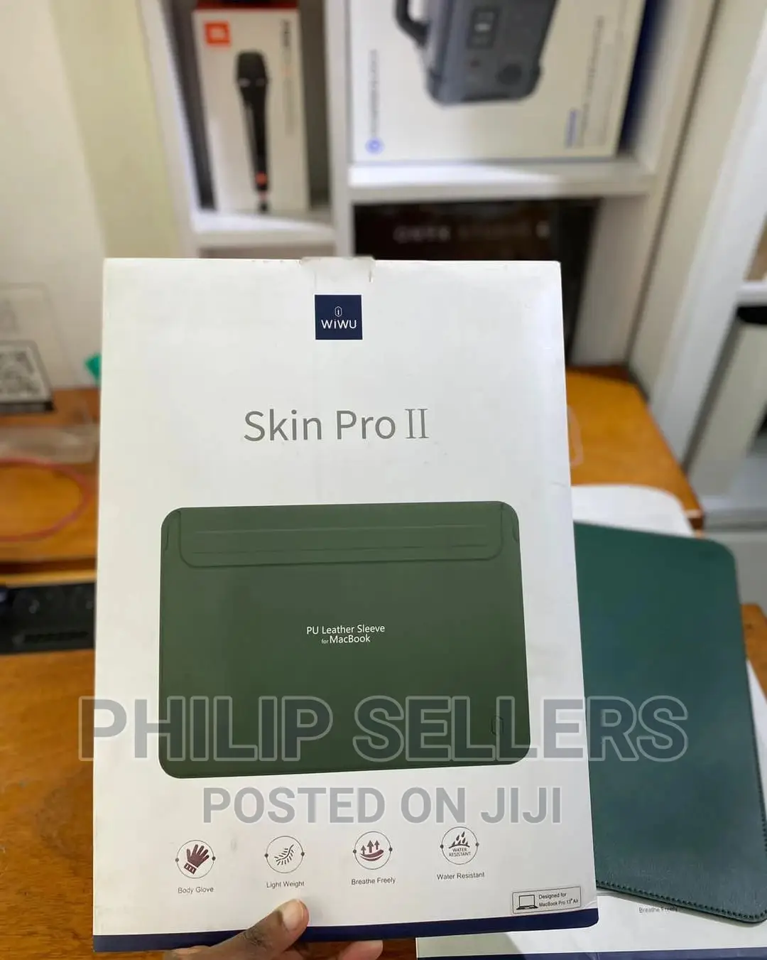 Wiwu Skin Pro 2 Leather Bag New Macbook Air + Pro 13"