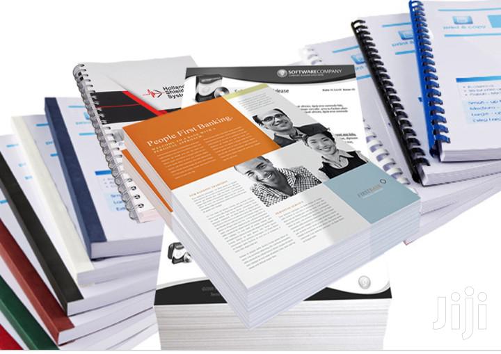 Black And White Bulky Printing
