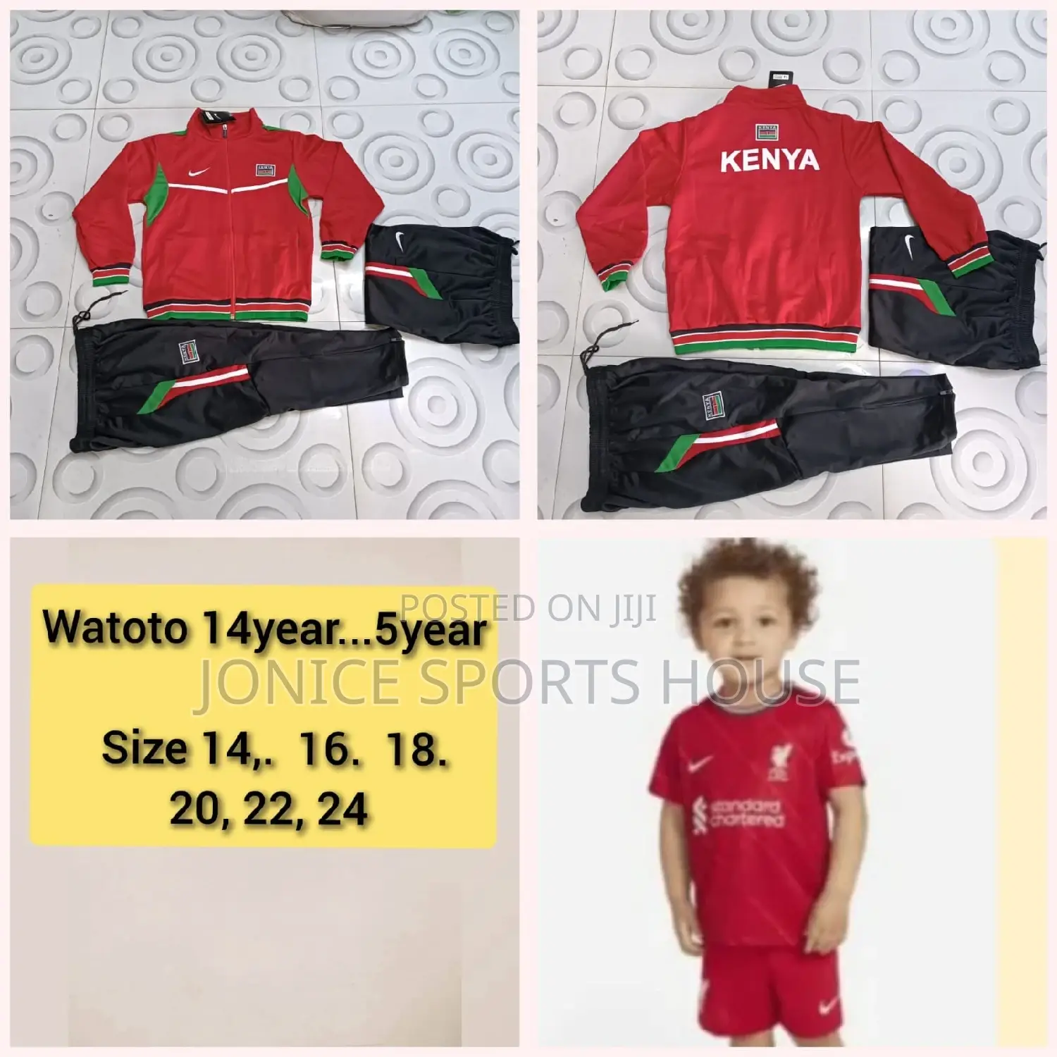 Kids Kenyan Track Suit