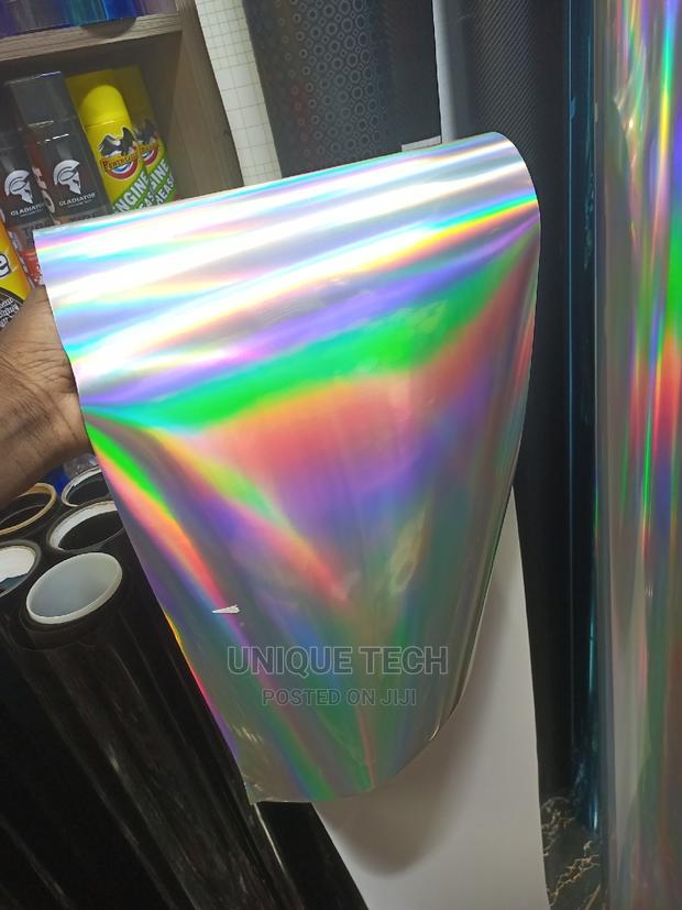 Rainbow Vinyl Sticker 1m X 1.5m