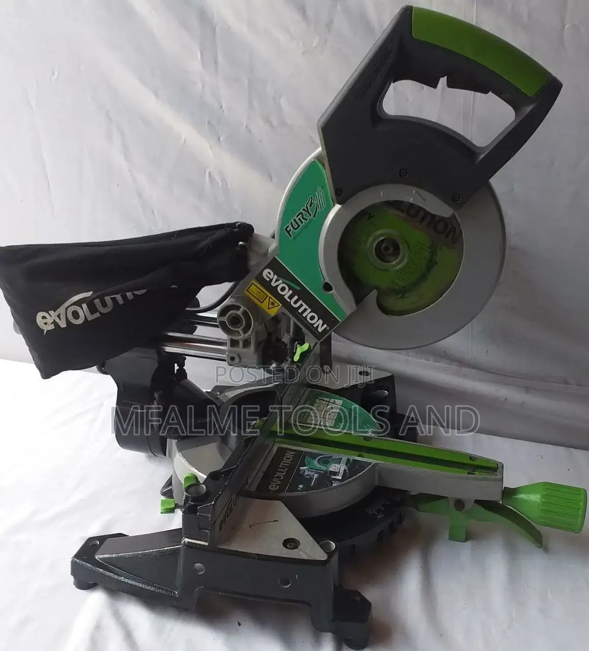 Mitre Saw -Evolution Multipurpose Sliding 255mm 240v Ex-Uk .