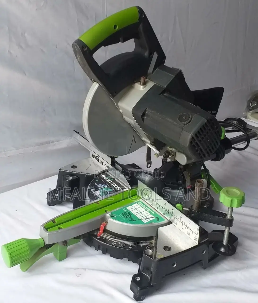 Mitre Saw -Evolution Multipurpose Sliding 255mm 240v Ex-Uk .