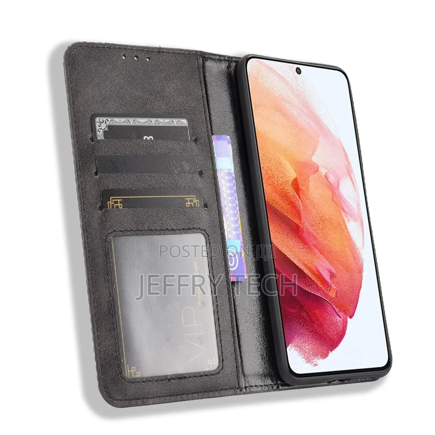 Redmi 12C Magnetic Flip Folio Case With Card Holder