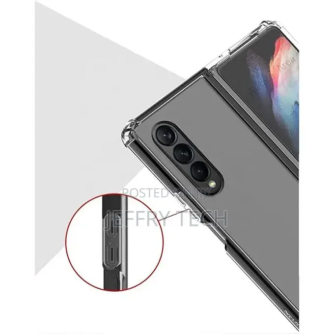 Samsung Galaxy Z Fold 4 Transparent With Edges Cover