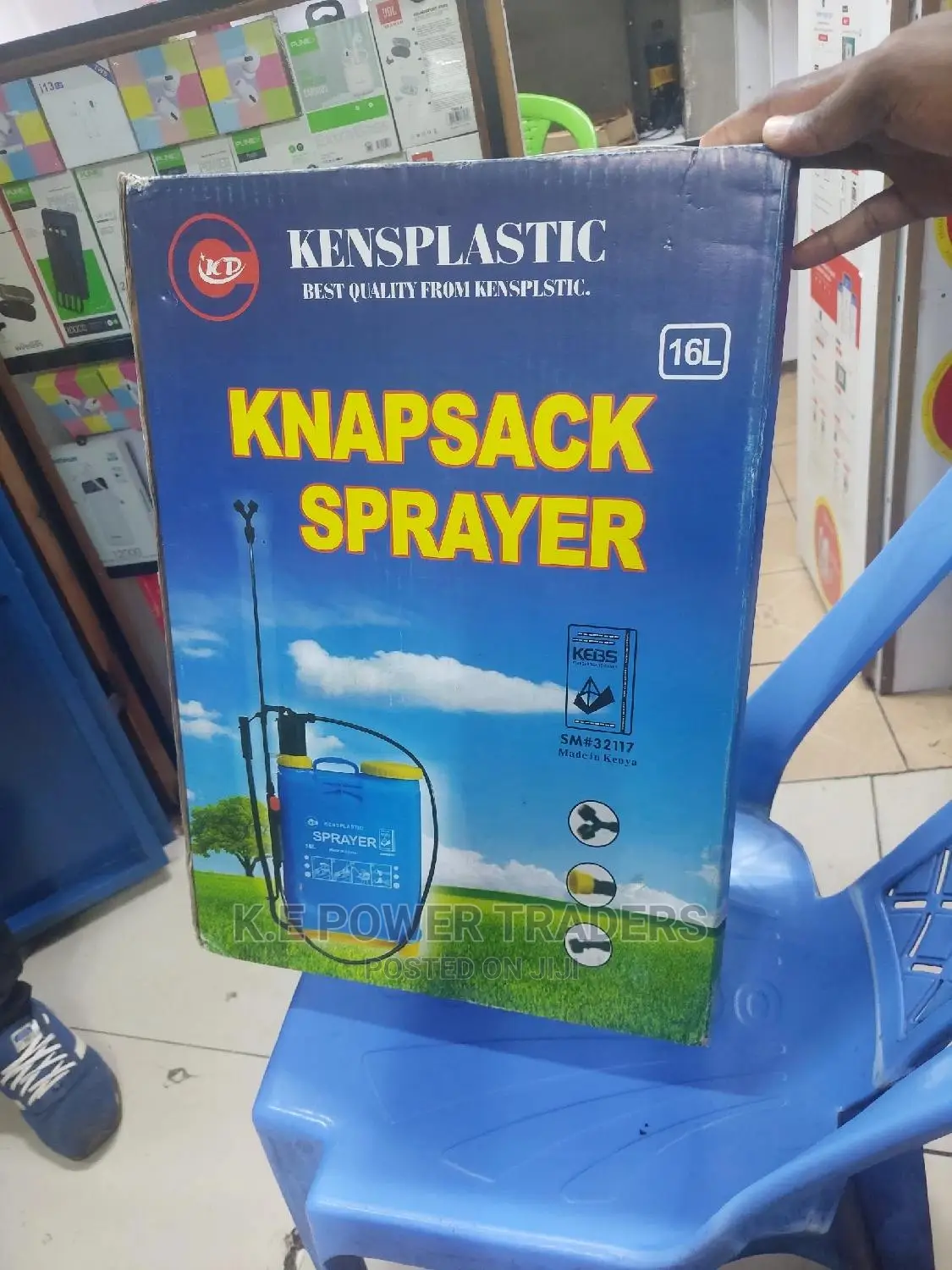 16 Litres Manual Knapsack Sprayer (Kenplastic)