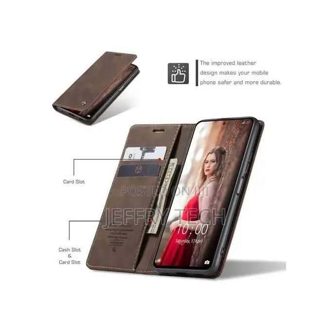 Caseme for Xiaomi Poco F3 Case Shockproof Card Holder Case C