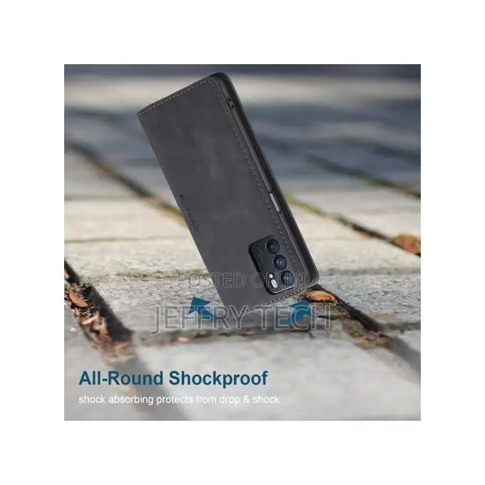 Caseme for Oppo Reno 6 5G Case Shockproof Card Holder Case C