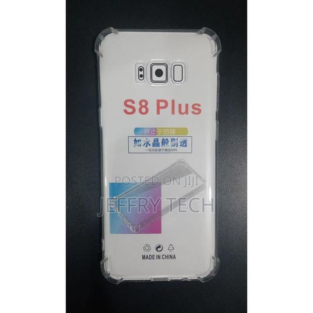 Anti-Shock Back Cover for Samsung Galaxy S8 Plus - Transpare - thumbnail 3