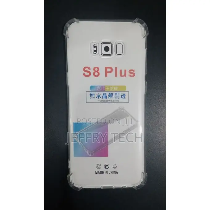 Anti-Shock Back Cover for Samsung Galaxy S8 Plus - Transpare