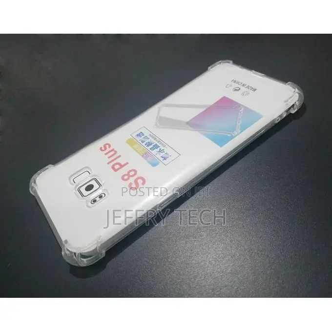 Anti-Shock Back Cover for Samsung Galaxy S8 Plus - Transpare