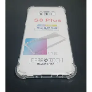 Anti-Shock Back Cover for Samsung Galaxy S8 Plus - Transpare