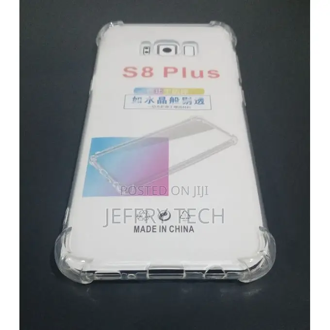 Anti-Shock Back Cover for Samsung Galaxy S8 Plus - Transpare