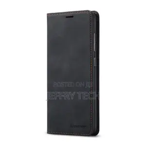 For Samsung Galaxy A31 Leather Flip Case (Black)